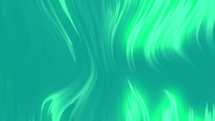 Leinwandbilder - Animated 3D waving cloth texture. Liquid holographic background. Smooth silk cloth surface with ripples and folds in tissue. 4K 3D rendering seamless looping animation
