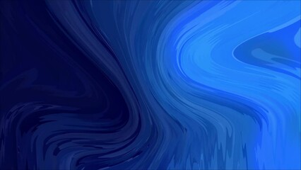 Leinwandbilder - Animated 3D waving cloth texture. Liquid holographic background. Smooth silk cloth surface with ripples and folds in tissue. 4K 3D rendering seamless looping animation