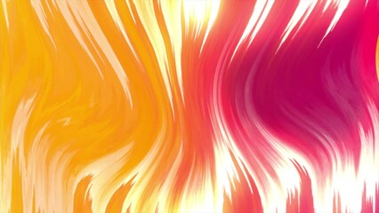 Leinwandbilder - Animated 3D waving cloth texture. Liquid holographic background. Smooth silk cloth surface with ripples and folds in tissue. 4K 3D rendering seamless looping animation