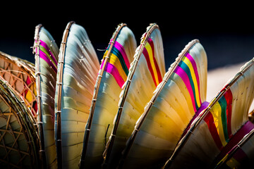 Sticker - The colors of folk hats in the northeastern region