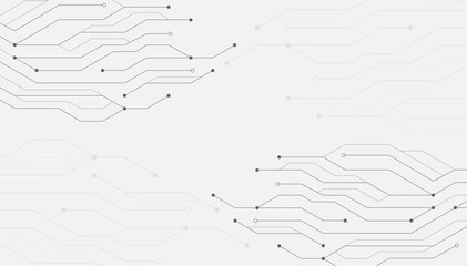 Poster - High-tech technology texture circuit board texture. Abstract background with electronic motherboard vector illustration.