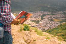 Latino Student Eager To Conquer The City With His Knowledge