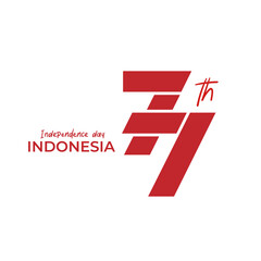 Sticker - Indonesia Independence day logo