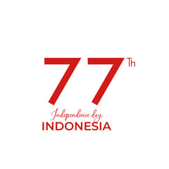 Sticker - Indonesia Independence day logo