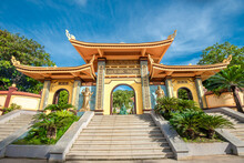 Ho Quoc Temple On The Mountain In Phu Quoc Island, Viet Nam