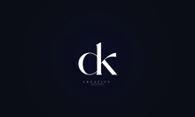Alphabet Letters Initials Monogram Logo DK KD D K