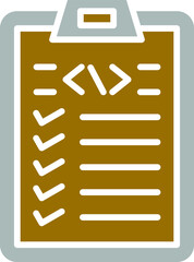 Canvas Print - Vector Design Checklist Icon Style