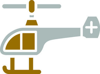 Sticker - Vector Design Helicopter Icon Style