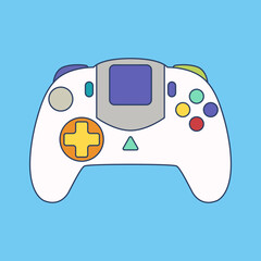 video game controller icon vector illustration