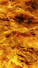 Wall Mural - Slow Motion Vertical Abstract Liquid Fire Background Loop