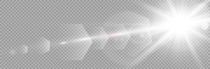 vector transparent sunlight special lens flare light effect. stock royalty free vector illustration.