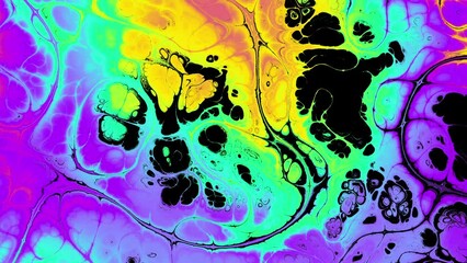 Aufkleber - Psychedelic moving background. Looping footage