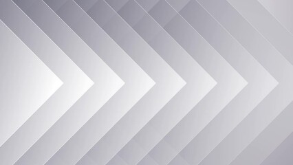 Fototapete - White and grey smooth triangles abstract minimal geometric motion background. Seamless looping. Video animation Ultra HD 4K 3840x2160