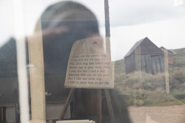 Old Mining Ghost Town In Bodie State Historic Park, California. A Popular Tourist Destination Near Bridgeport.