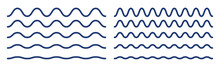 Wiggly Squiggle Lines Vector. Wiggle Waves Icon Set.