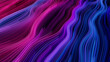 © RocknRoller Studios - Colorful Neon Lines Background with Purple, Blue and Pink Curves. 3D Render.