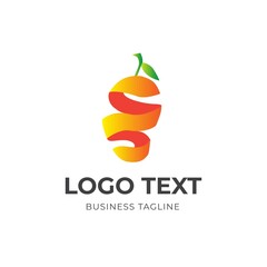 Wall Mural - Mango logo design template