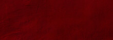 Crimson Red Colored Wide Panorama Wall Background With Textures Of Different Shades Of Crimson Red