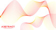© Chami Concept - Abstract line art vector background.Vector abstract background with a red and yellow dynamic waves, lines and particles. Vector illustration.