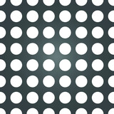 Fototapeta Sport - white polka dots pattern grey background vector image