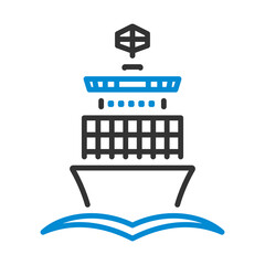 Sticker - Container Ship Icon