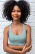 © kanpisut - Portrait of African American woman with bushy curly hairstyle