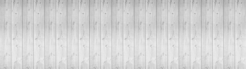 Poster - White gray grey rustic light bright wooden oak texture - Wood boards background panorama banner long, flooring backgrounds, parquet floor or laminate.