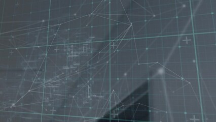 Poster - Animation of connections over diverse doctors running on corridor