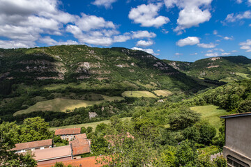 Canvas Print - Roquefort sur Soulzon (Aveyron, France)