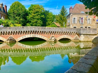 Wall Mural - The charming historic castle of Château de Maintenon in France