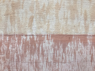 Texture of an old plaster wall. Two-tone plaster wall