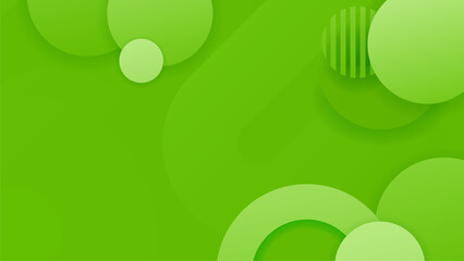 Wall Mural - Abstract green background with modern trendy gradient texture color for presentation design, flyer, social media cover, web banner, tech banner