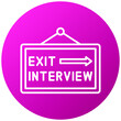 Exit Interview Icon Style