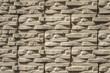 Artificial building stone for facade decoration as a background.