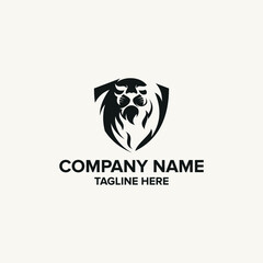 Wall Mural - Lion logo vector. Lion Logo Design Vector Mascot. Lion logo design template