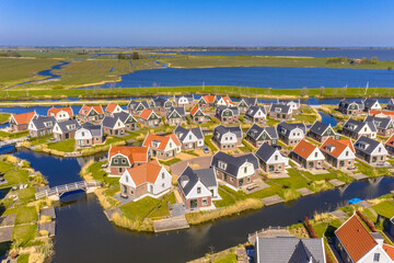 Sticker - Aerial scene of Resort Poort van Amsterdam