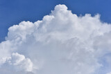 Fototapeta Niebo - Beautiful sky. Cumulonimbus cloud and cirrus cloud