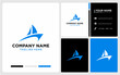 LOGO BOAT ABSTRACT MODERN SIMPLE