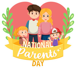 Poster - National Parents Day banner design