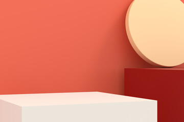 Wall Mural - 3d product display background.