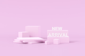 Wall Mural - product display background. 3d display stand.