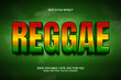 Reggae Text Effect Editable 3D Style