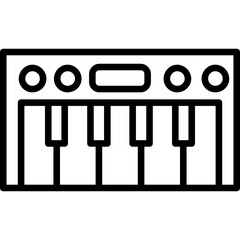 Poster - Piano Icon