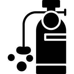 Sticker - Oxygen Cylinder Icon