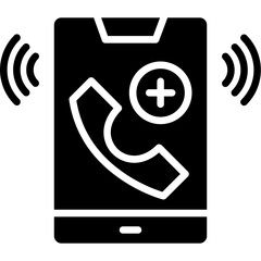 Wall Mural - Emergency Call Icon