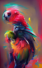 Parrot In The Sun