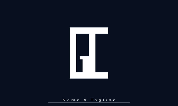 Alphabet letters Initials Monogram logo GC , CG