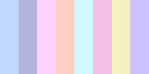 Poster - Pastel Color tone collection. Pastel palette template for illustrator. Pastel background. 