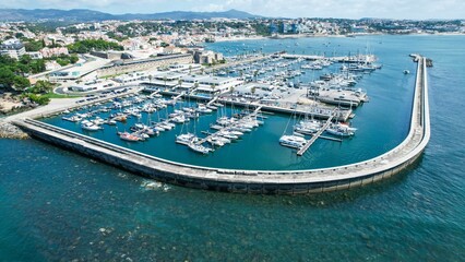 Canvas Print - Aerial view from Santa Marta light house