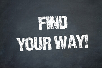 Poster - Find your way!